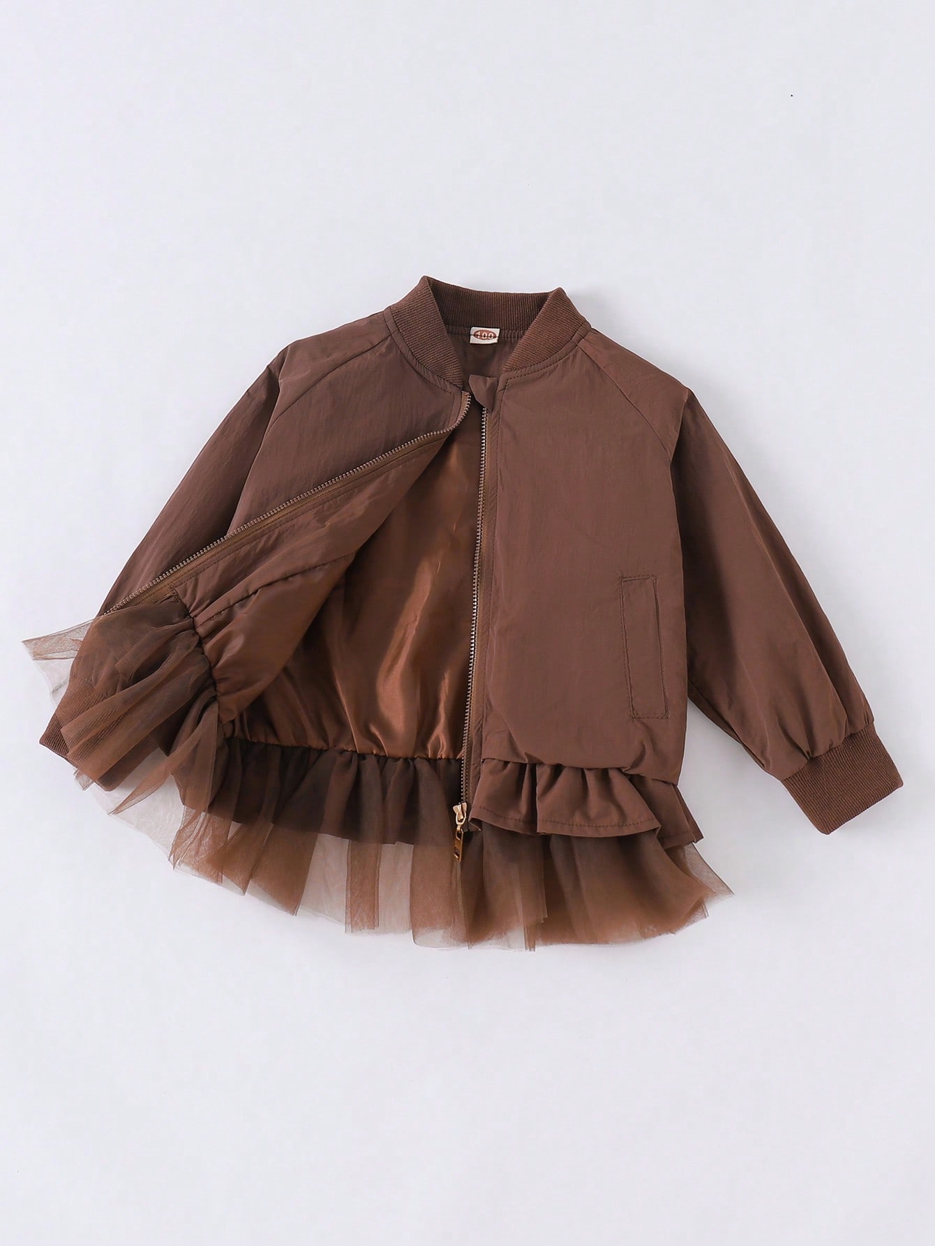 جاكيت كيوت للبنات، هوديي أنيق بأكمام طويلة للربيع/...