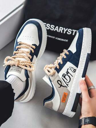 新季男士跑步鞋，缓震男士运动鞋，系带低帮运动鞋，适合青少年夏季休闲、户外运动、旅行、毕业礼物或生日配饰