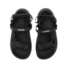 Puma Sandalias para hombres y mujeres, zapatos deportivos para exteriores, calzado de playa, chanclas casuales, Estilo No: 389075-01 - Negro - Ver 4