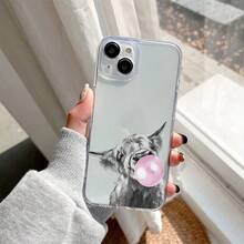 创意公牛透明手机壳兼容 iPhone 15Pro Max/15Pro/15 Plus /15 /14 Pro Max/14 Pro/14 Plus/14/13 Pro Max/13pro/13Mini/13/12Pro Max/12Pro/12Mini/12/11 Pro Max/11 Pro/11/X/XR/XS/XSMax/7/8/7Plus/8Plus - 透明款 - 查看 5