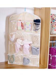 Tổ chức treo trên cửa, 16 túi trong suốt giá treo giày dép phía sau cửa, túi treo 16 túi, túi đựng đồ treo tường cho phòng ngủ, phòng khách, cửa ra vào, tủ quần áo, đồ dùng nhỏ và sắp xếp quần áo, túi tình yêu Valentine - Nhiều màu - Xem 8