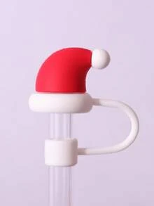 3/6 chiếc mũ tiệc theo chủ đề Giáng sinh hoạt hình dễ thương, vỏ ống hút bằng silicon, vỏ ống hút chống bụi, vỏ ống hút chống bụi, đồ trang trí ống hút hoạt hình dễ thương (không bao gồm ống hút) trang trí phòng tại nhà, nhà bếp, trang trí tiệc Giáng sinh, đồ dùng cho tiệc, đồ trang trí ngày lễ, trang trí bàn nhà hàng - Nhiều màu - Xem 14