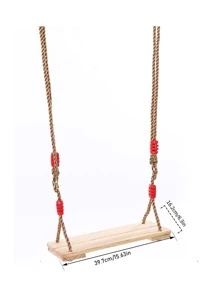 Indoor And Outdoor Play Wooden Swing, Four-Board Swing,Pool Toys Suitable For Pool Games,Pool Party,Adult Party Games Suitable For Halloween/Christmas/Thanksgiving