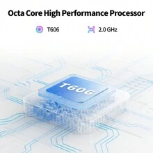 PRITOM TAB15 Lite 11-Zoll Tablet, Android 14 System (T606 Octa-Core 2,0GHz Prozessor/4GB RAM (erweiterbar auf 8GB)/128GB Speicher/5G WLAN/WLAN 6/1280*800 IPS Display/8000mAh Akku/USB-C Anschluss/2MP+8MP Kamera), inklusive Schutzhülle, Tastatur, Maus, Stylus Stift (Netzteil nicht enthalten) - Grau - Übersicht 7