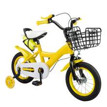 Yellow 12 Inch Bike Boy Girl Children's Bike Bike With Training Wheels Bike - Yellow - View 9