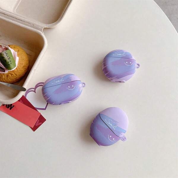 Custodia per auricolari Freebuds6i/5i/4i con pittura a inchiostro graffiti a gradiente di mela, adatta per FreeClip 3/4/5, custodia protettiva in silicone minimalista per Freebuds5, custodia antishock SE2