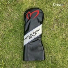 1 件兔耳高尔夫球杆头套高尔夫球杆套，球道木混合套套装球杆头保护套装