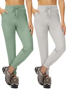 EXARUS Women's Joggers Pants Lightweight Running Sweatpants With Pockets Tapered Casual Athletic Pants For Workout,Lounge