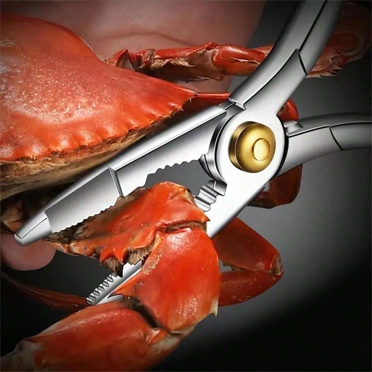 1 Set, Crab Eating Tool, Professional Seafood Shell, Zinc Alloy Crab