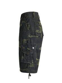 Men's Camo Cargo Short - CAMO GREEN - View 4