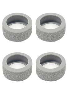 8 Pieces/Set Luggage Box Wheel Protection Cover Small Car Box Silent Wheel Cover Universal Noise Reduction Wheel Cover Travel Essentials Workout School Supplies Holiday Camping Holiday Essentials Vacation Accessories Bag For School School Accessories School Stuff