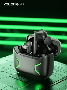 ASUS 华硕耳机 全新入耳式 超长续航 内置麦克风 无线通话 接听挂断 多功能操作 触控 音乐 游戏 带充电座 - 均碼 - 查看 11