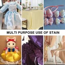 59 Inch Wide Satin Fabric Shiny & Soft Cloth Fabric, Silky Satin Fabric For Bridal Dress, Wedding Decorations, Crafts,Wedding Party Background Fabric Polyester Satin Fabrics - Multicolor - View 4