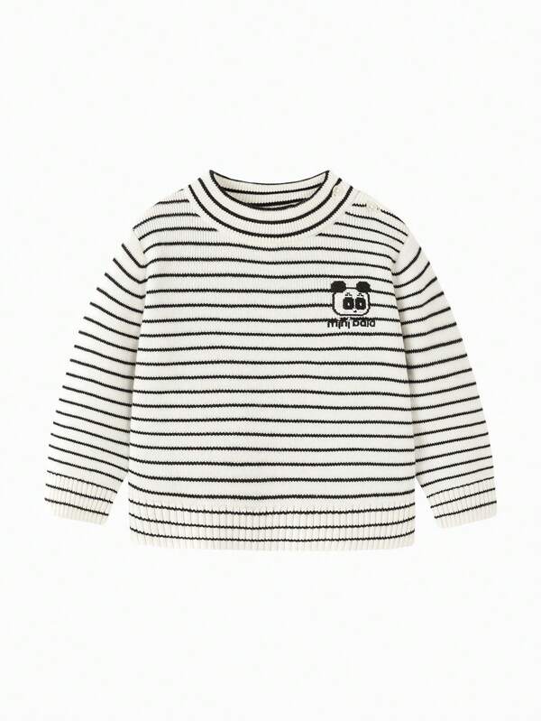 mini bala Jongens Meisjes Trui Basic Mid-Collar Baby Meisjes Gebreide Top