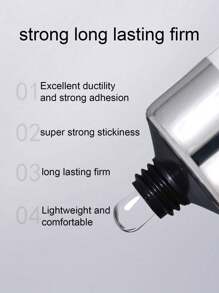 XEIJAYI 2pcs/Pack 30g Transparent Soft Nail Gel Stickers, Suitable For False Nails, UV Gel, Nail Extension Design, Manicure Tools