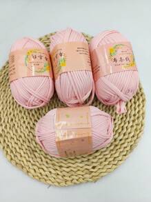 4 Rolls X 100g Polyester Crochet/Weaving Yarn, Total 30m Length - Ideal For DIY Projects Such As T-Shirts, Slippers, Baskets, Fabric Strips, Handmade Bags, Toys, Shoes, Carpets, Storage Baskets And More - Multicolor - View 23
