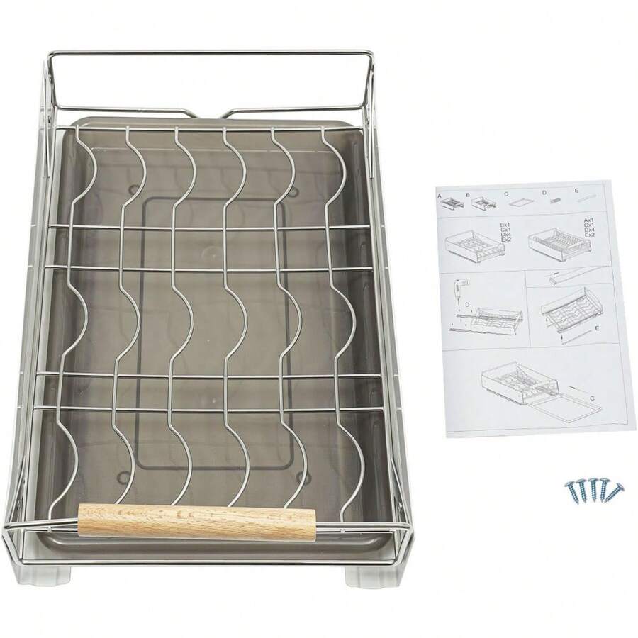 CNCEST Pull Out Organizer, Slide Out Drawers, Bottom