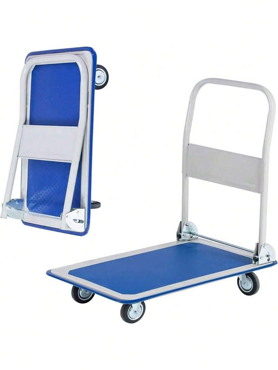 Push Cart Dolly Folding Hand Platform Truck 330 Lbs Weight Capacity