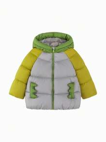mini bala Boys Girls Down Coat Winter Cozy Warm Hooded Jacket