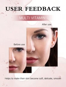 HEMEIEL 多种维生素 B3 和透明质酸深层修复保湿安瓿面部精华，保湿亮白烟酰胺面部精华适合干性和中性皮肤 - 淺粉色 - 查看 9