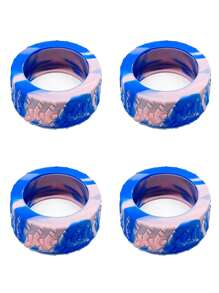 8 Pieces/Set Luggage Box Wheel Protection Cover Small Car Box Silent Wheel Cover Universal Noise Reduction Wheel Cover Travel Essentials Workout School Supplies Holiday Camping Holiday Essentials Vacation Accessories Bag For School School Accessories School Stuff