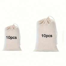 Bộ 20 túi đựng súp rút dây có thể tái sử dụng, túi lọc thô, túi đựng gia vị, túi nấu nước dùng xương, phụ kiện nhà bếp - Nhiều màu - Xem 13