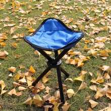 Outdoor Folding Chair Small Stool Barbecue Camping Picnic Fishing Beach Chair Portable Horse Stool
