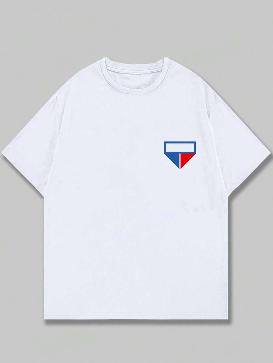 Football Team T-Shirt Unisex Blouse Fashion Short Sleeve Casual Comfort - 白色 - 查看 1