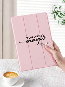 1 szt. Etui ochronne na tablet z wzorem angielskiego słowa, kompatybilne z iPadem 10,2", iPadem Pro 11" 2021/2020/10. generacji/Mini4/5/6, Samsung Galaxy Tab A8 10,5" 2022, Matepad 10,4/Tab, ze slotem na ołówek, obsługa automatycznego uśpienia/wybudzenia