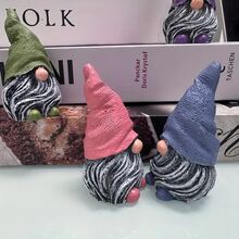 1pc Garden Gnome Statue, Resin Craft Ornament For Home Garden, Office, Living Room, Bedroom, Entryway Decoration, Cute Accessory, Great Gift For Christmas, Holidays, Birthday - Multicolor - View 12