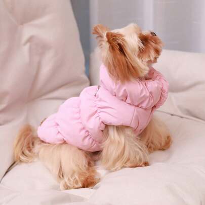 Dog Jacket 3-Layer Thick Warm Coat For Small Medium Dogs, 8 Colors Available, Autumn/Winter