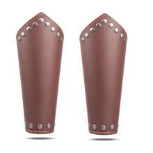 1 Cặp Vòng Tay Da PU Đinh Tán, Vòng Tay Cosplay Sừng Viking Thời Trung Cổ, Đạo Cụ Trang Phục Halloween 2 Chiếc - A - Xem 11