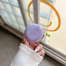 Vỏ hộp đựng tai nghe Apple Gradient Graffiti Ink Painting Freebuds6i/5i/4i, Phù hợp với FreeClip 3/4/5, Vỏ bảo vệ silicon tối giản Freebuds5, Vỏ chống rơi SE2 - Màu tím - Xem 10