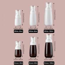 1入組30/60/100ml細霧噴霧瓶，塑膠瓶泵，旅行香水水瓶可裝拆卸 - 彩色 - 查看 3