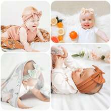 22 Cái/Bộ Nhiều Màu Băng Đô Cho Bé Băng Đô Quấn Tóc Bản Rộng Bằng Nylon Mềm Có Nơ Cho Bé Gái Phụ Kiện Tóc Cho Trẻ Sơ Sinh Trẻ Mới Biết Đi Trẻ Em Làm Thủ Công (22 Màu Khác Nhau) ﻿ Love Valentine - nhiều màu-B-22PCS - Xem 6