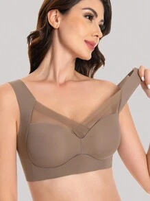 3 Packs Seamless Wireless Sexy Push-Up Lingerie Bra, Sports Lingerie Bra,Comfortable Lingerie Bra For Running, Yoga Daily Lingerie Bra