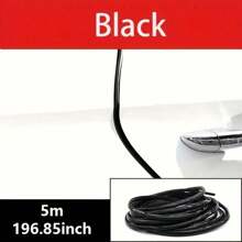 5M Transparent Car Door Edge PVC Anti-Scratch Protector, Automotive Anti-Collision Sealing Strip, Car Door Anti-Collision Protective Strips, Invisible Door Edge Anti-Scratch Guards