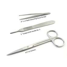 Anatomical Surgical Suture Practice Kit 18 Pieces - 黑色 - 查看 2