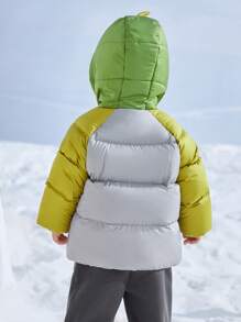 mini bala Boys Girls Down Coat Winter Cozy Warm Hooded Jacket