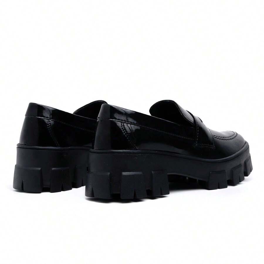 Women's Oxford Shoes Moccasin Tractor Heel Casual SHEIN UK