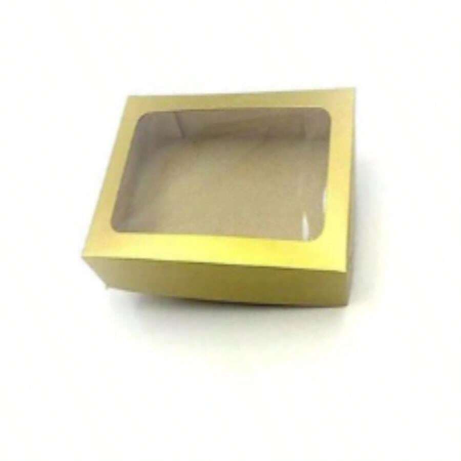 20 Cardboard Or Kraft Paper Boxes - 19x15x4 - For Gifts, Cosmetics Or Crafts - 金色 - 查看 1