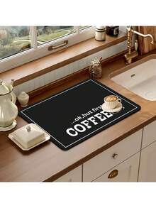 1 Piece Of Kitchen Countertop Protection Mat, Absorbent And Easy-To-Dry, Non-Slip And Heat-Resistant Desk Protection Mat, Multi-Purpose Placemat, Christmas And New Year Holiday Kitchen Mat - Multicolor - View 2