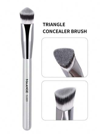 MAANGE 1pc/2pcs/3pcs/4pcs Triangle Brush, Protable Smudge Cosmetic Brush Makeup Brush With Foundation Brush Blush Brush Loose Powder Brush Contour Brush Highlighter Brush Makeup Tools Gift For Women & Girl Travel Makeup Brush ,Foundation Brush,Concealer Brush,Blush Brush,Contour Brush,Blush Brush,Bronzer Brush,Powder Brush,Foundation Brush,Blush Brush