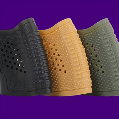 1 pieza Accesorio de funda rápida táctica con funda de gel suave para G19/17, equipo para exteriores, cubierta antideslizante para el mango