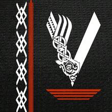 Viking T-Shirt For Men - Black - View 4