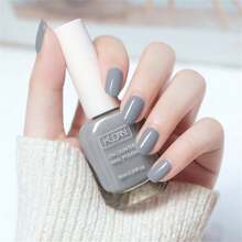 Set Of 6 Glass Bottles Of Water-Based Peelable Nail Polish 10ml Macaron Collection, Easy Quick-Dry -Off Nail Polish, Air-Dry Nail Art Varnish, Ideal For Home Salon In Summer And Spring - 彩色 - 查看 6