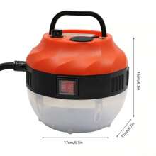 Handheld Steam Cleaner 2500W High Pressure Steam Cleaner For Home, Steamer For Cleaning With 3 Brush Heads, 2 Washers & Extended Rod, Steam Cleaner For Upholstery Kitchen Air Conditioning Bathroom To Remove Grime, Grease, Oil Fume, And More - 美規A型插(110-127V) - 查看 4