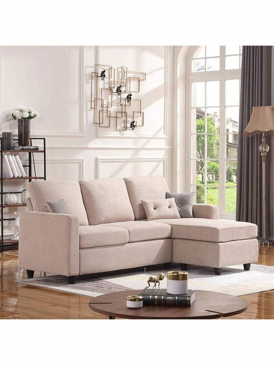HONBAY Convertible Sectional Sofa, L Shaped Couch With Reversible