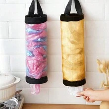 1 túi đựng đồ bằng nhựa kèm móc treo, túi lưới treo đựng đồ, giá treo túi mua sắm bằng nhựa gắn tường, hộp đựng túi rác treo, hộp sắp xếp túi nhựa, túi đựng đồ gấp gọn, hộp đựng túi mua sắm nhà bếp, phụ kiện nhà bếp - Nhiều màu - Xem 11