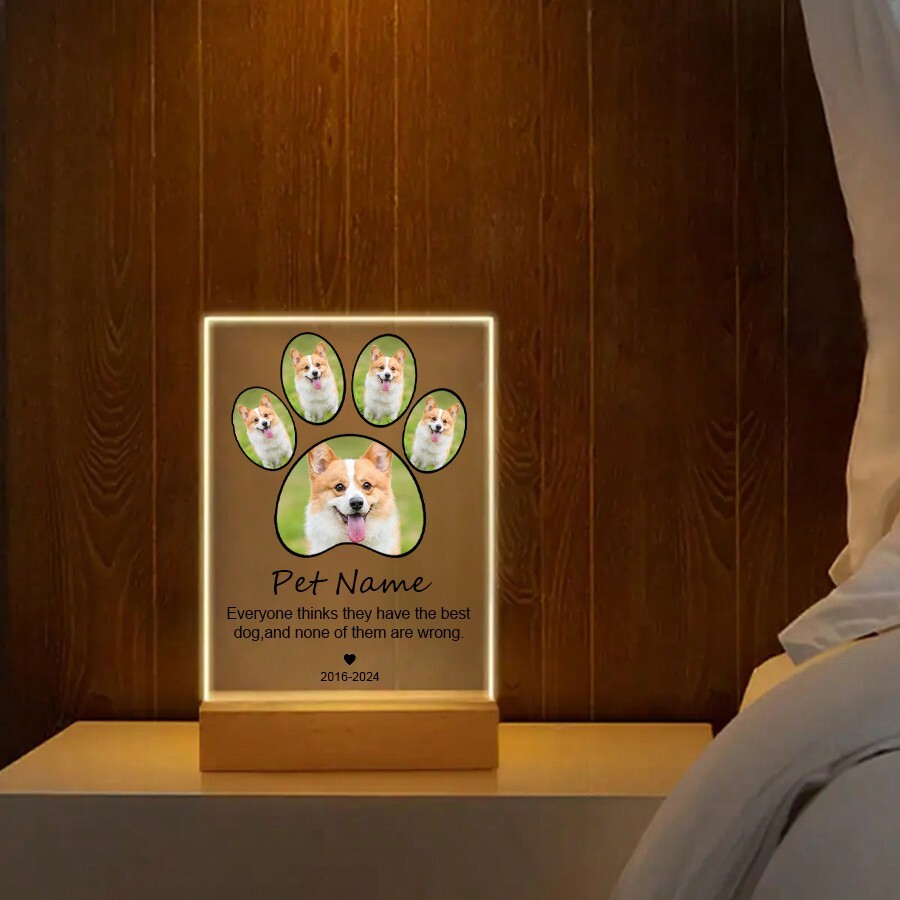 Personalized Memorial Pet Photo Frame Custom Home Decor Custom